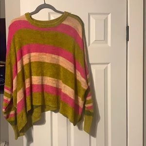 Free people multi colored sweater!